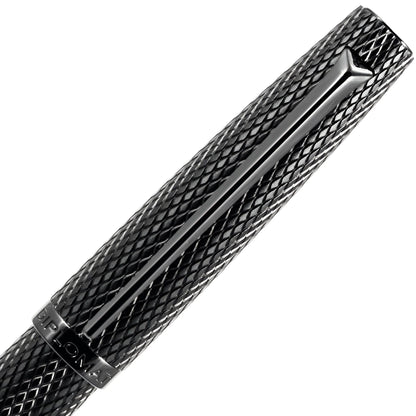 Diplomat Füller Viper Guilloche, schwarz
