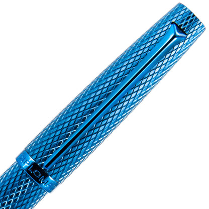 Diplomat Füller Viper Guilloche, blau