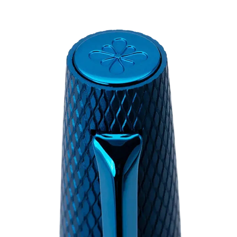 Diplomat Kugelschreiber Viper Guilloche Blau