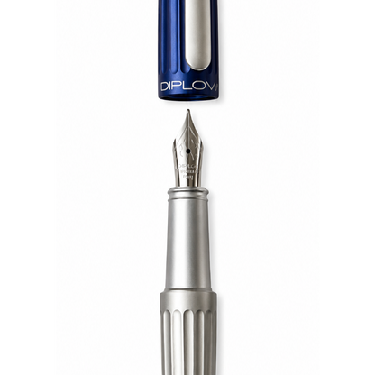 Füllhalter Aero Blau Silber