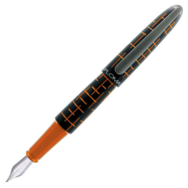 Diplomat, Füller Elox Matrix schwarz orange