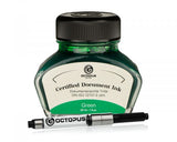 Octopus Fluids Dokumentenechte Füllhaltertinte Document Inks Green Zertifiziert nach DIN ISO 12757-2