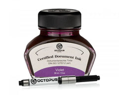 Octopus Fluids Dokumentenechte, pigmentierte Füllhaltertinte Document Inks Violet Ltd. Edt., 30 ml