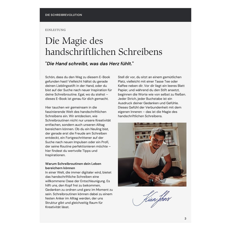 eBook: Die Schreibrevolution - Mit einfachen Routinen zu einem erfüllteren Leben