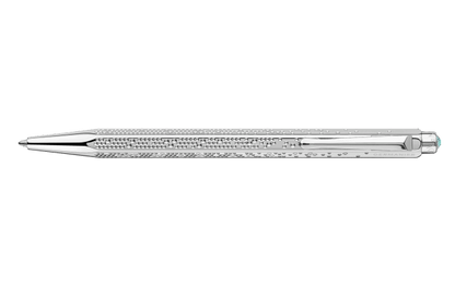 Caran d’Ache ECRIDOR™ GERMANIER Kugelschreiber platiniert mit Lederetui - Sonderedition