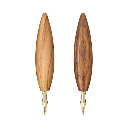 e+m Penholder & Nibs BULLET antique, antique