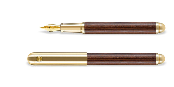 e+m Fountain Pen CONTRACT LARCH smoked