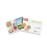 e+m Holzprodukte GmbH Einkaufswagen-Chips GREEN COIN