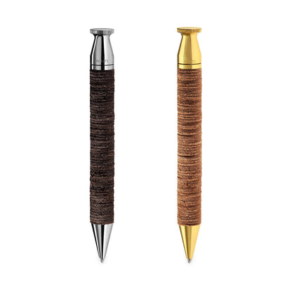 e+m Holzprodukte GmbH Kugelschreiber KING CUIO cognac