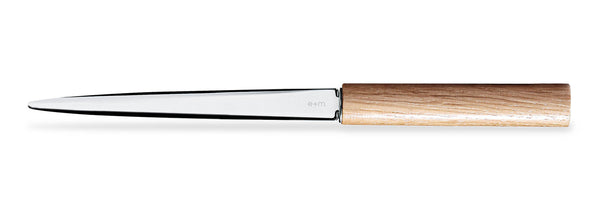e+m Holzprodukte GmbH MAXIMO Letter Opener, nickel-plated, natural