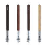 e+m Holzprodukte GmbH Bleistiftverlängerer PEANPOLE vernickelt, nussbraun