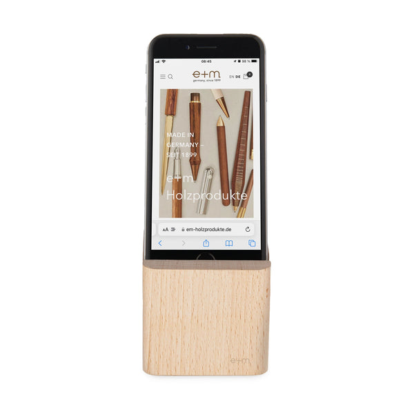 e+m Holzprodukte GmbH Büro-Accessoires PHONE RACK natur