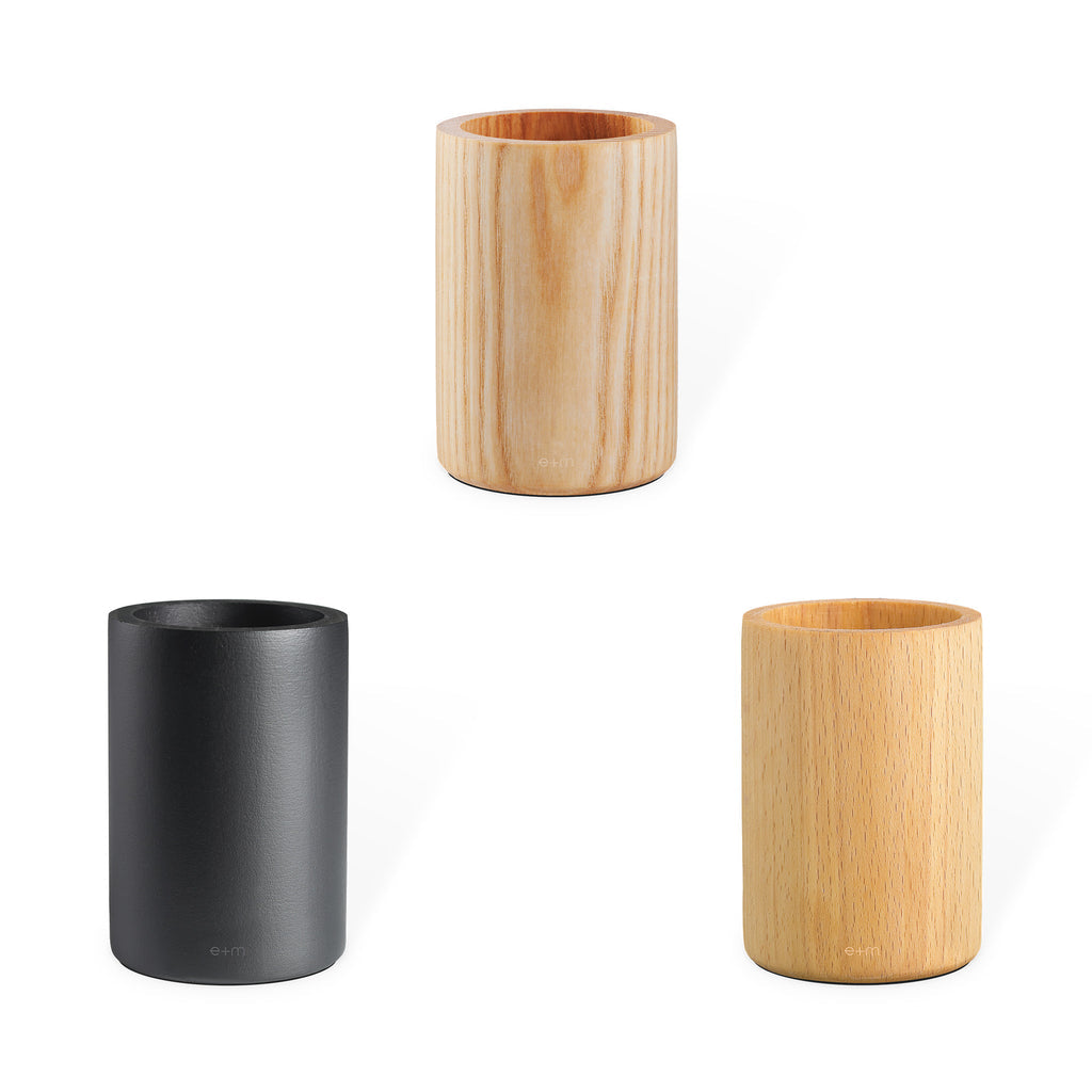 e+m Holzprodukte GmbH Büro-Accessoires POTBELLY natur