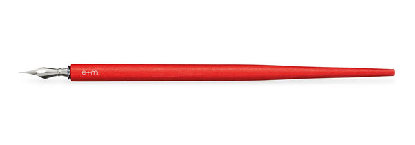 e+m Holzprodukte GmbH Federhalter & Federn SAGITTARIUS COLOUR rot