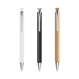 e+m Holzprodukte GmbH Kugelschreiber SLIM LINE natur