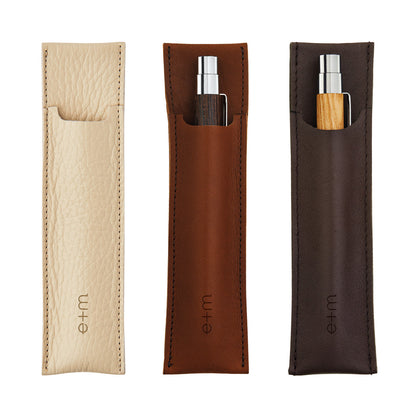 e+m Holzprodukte GmbH Etuis STIFT-ETUI L cognac