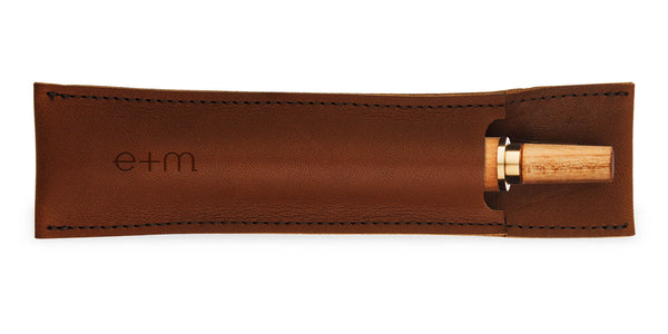 e+m Holzprodukte GmbH Etuis STIFT-ETUI S cognac