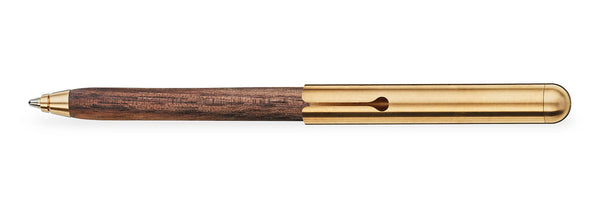e+m Holzprodukte GmbH Kugelschreiber STYLE Messing roh, natur