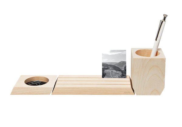 e+m Holzprodukte GmbH Office Accessories TRIO natural