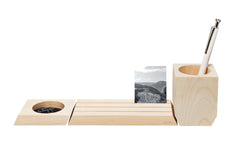 e+m Holzprodukte GmbH Büro-Accessoires TRIO natur