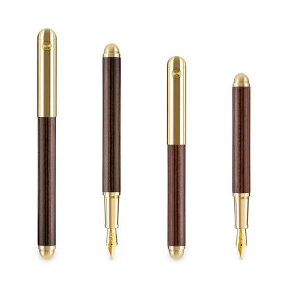 e+m Fountain Pen CONTRACT LARCH smoked