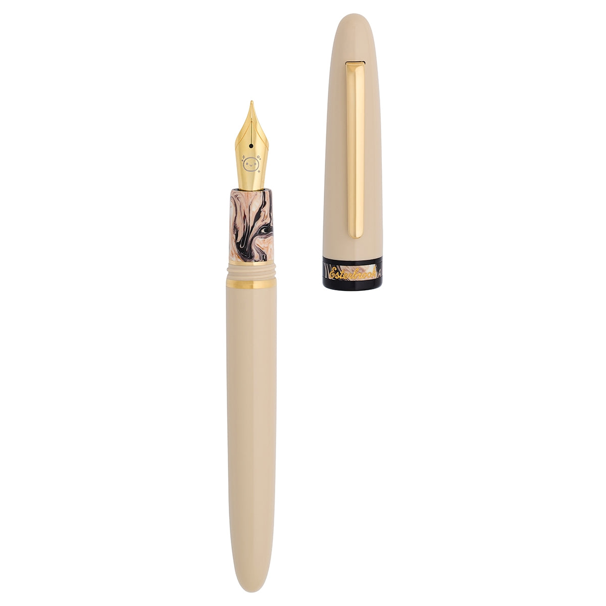 Esterbrook Estie The Coffee Monsterz Co. Fountain Pen, gold, beige