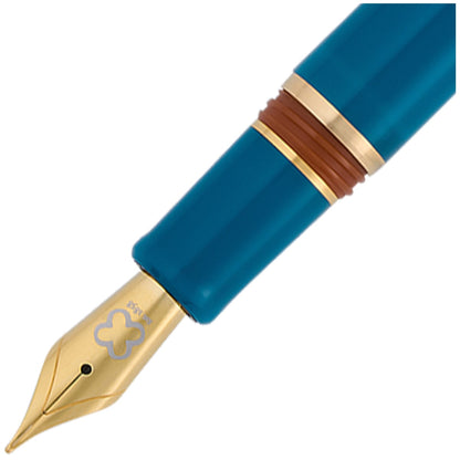 Esterbrook Estie fountain pen, Back to the Land, blue (Funky Lake) + Free Magnetic Clip (Pen Holder & Bookmark)