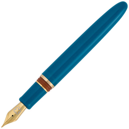 Esterbrook Estie fountain pen, Back to the Land, blue (Funky Lake) + Free Magnetic Clip (Pen Holder & Bookmark)