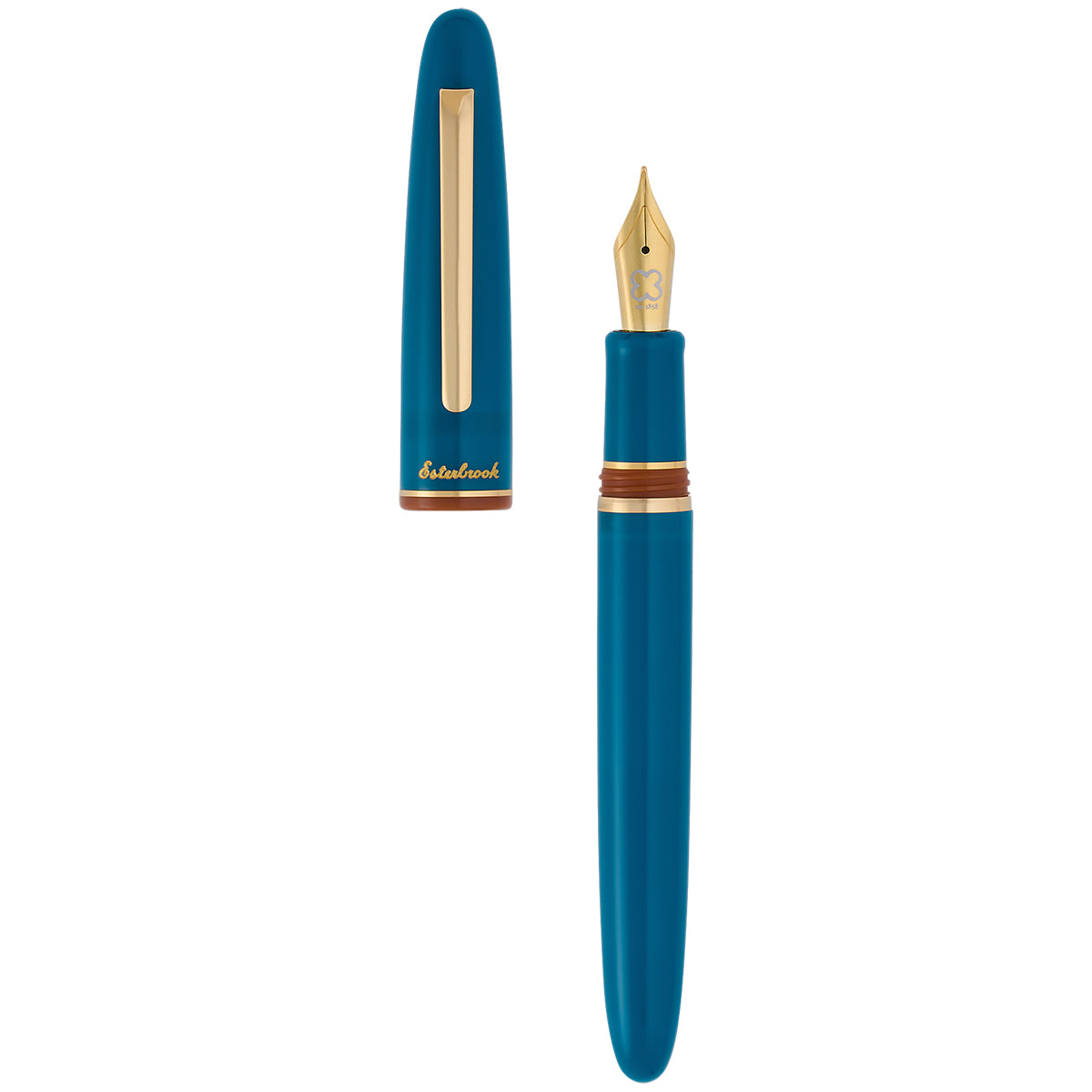 Esterbrook Estie fountain pen, Back to the Land, blue (Funky Lake) + Free Magnetic Clip (Pen Holder & Bookmark)
