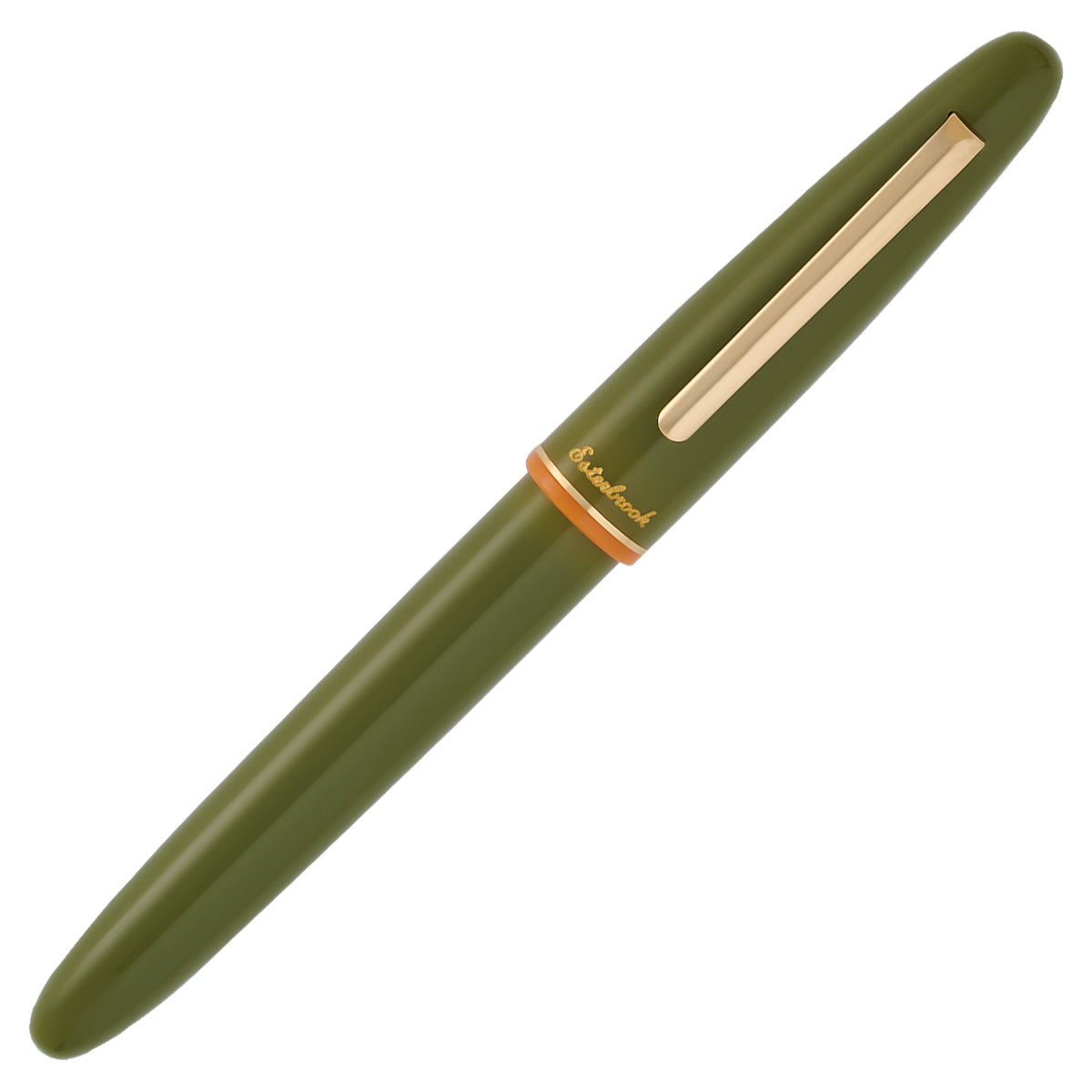 Esterbrook Estie Fountain Pen, Back to the Land, Green + Free Magnetic Clip (Pen Holder & Bookmark)