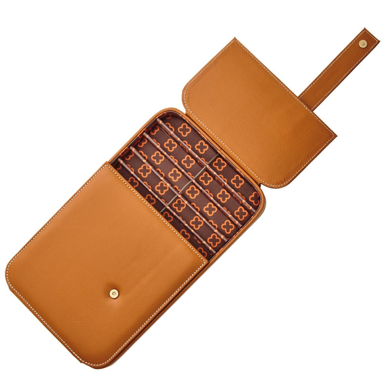 Esterbrook, Stifteetui British Tan, für 12 Schreibgeräte, braun