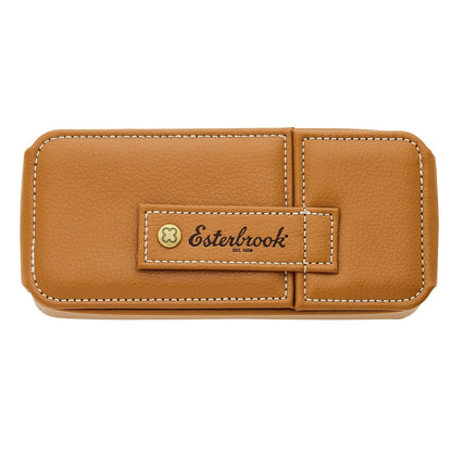 Esterbrook, Pen Case British Tan, for 3 writing instruments, brown