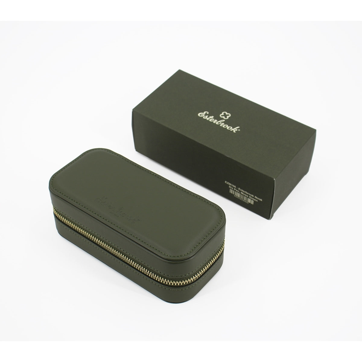 Esterbrook Nook Six Pen Case, Moss Green