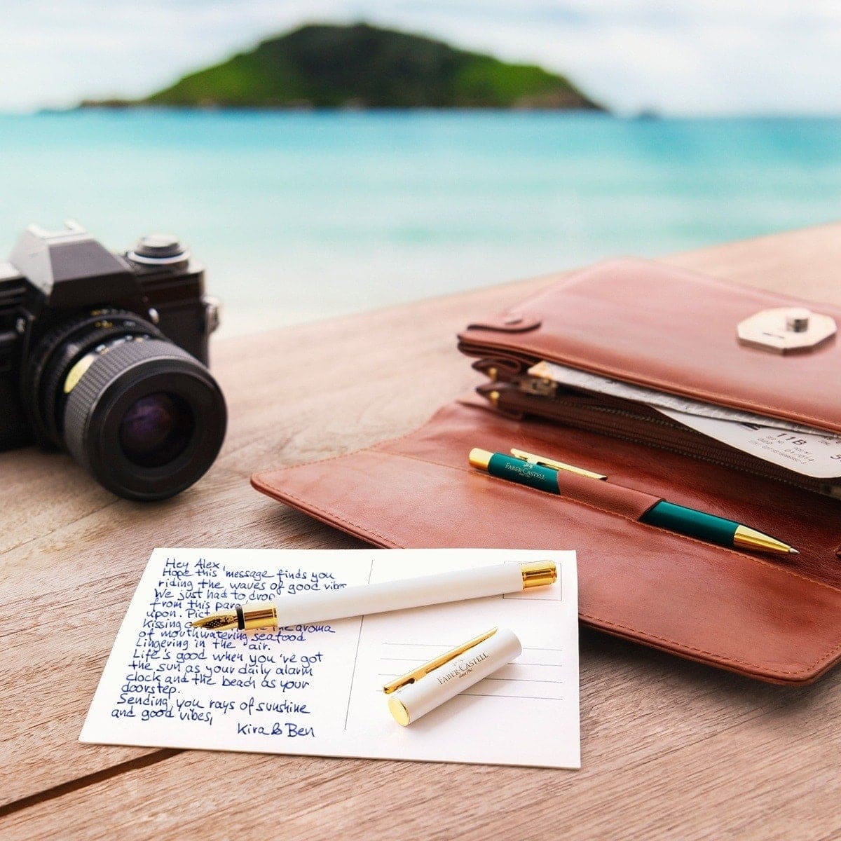 Faber-Castell, Ballpoint Pen, Neo Slim, Golden Rainforest