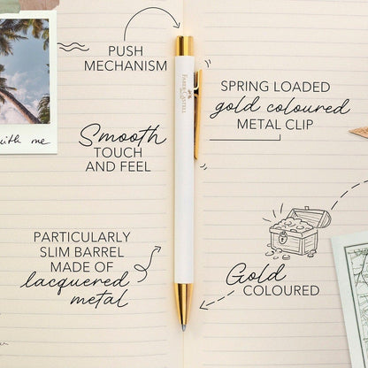 Faber-Castell, Ballpoint Pen, Neo Slim, Gold Marshmallow