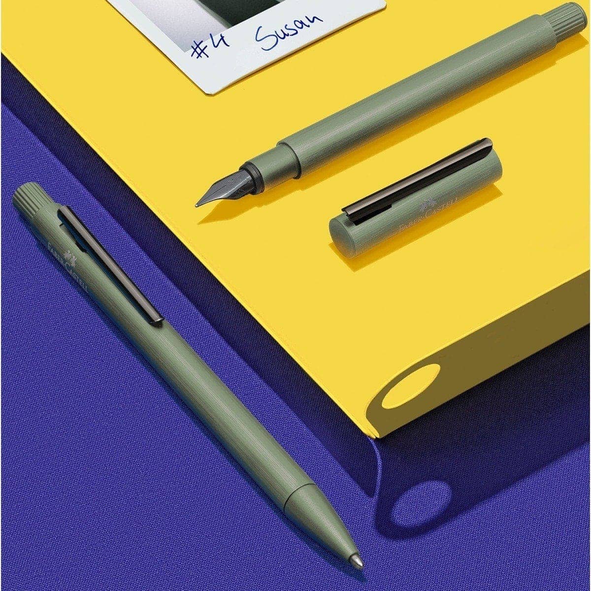 Faber-Castell, Fountain pen, Neo Slim, Olive green