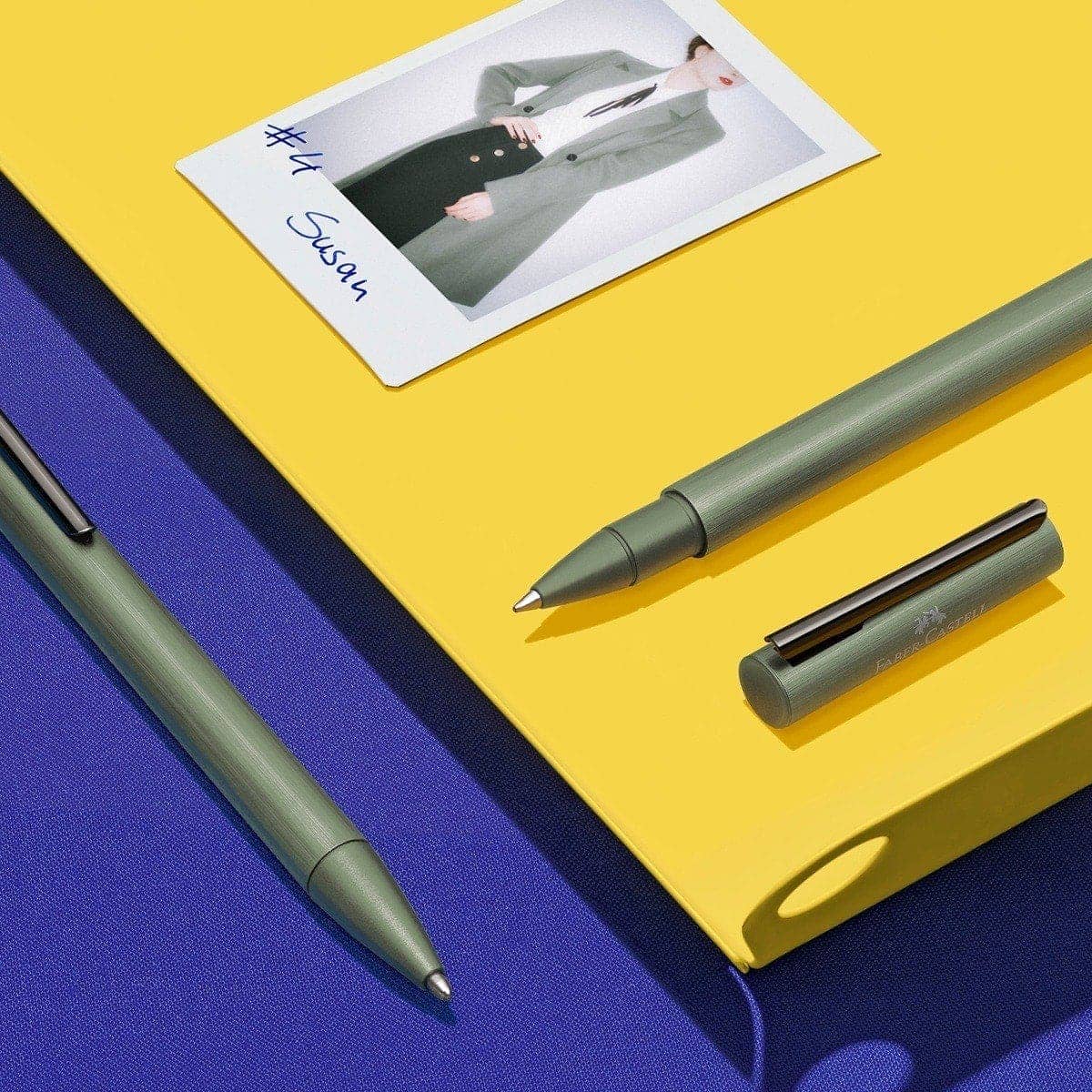 Faber-Castell, Rollerball Pen, Neo Slim, Olive Green