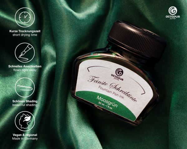 Octopus Fluids Encre Classic Vert Mousse avec convertisseur