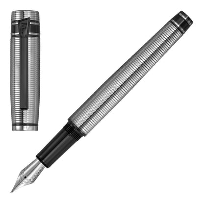 Festina, Fountain pen, Bold Stripe, Chrome & Gun