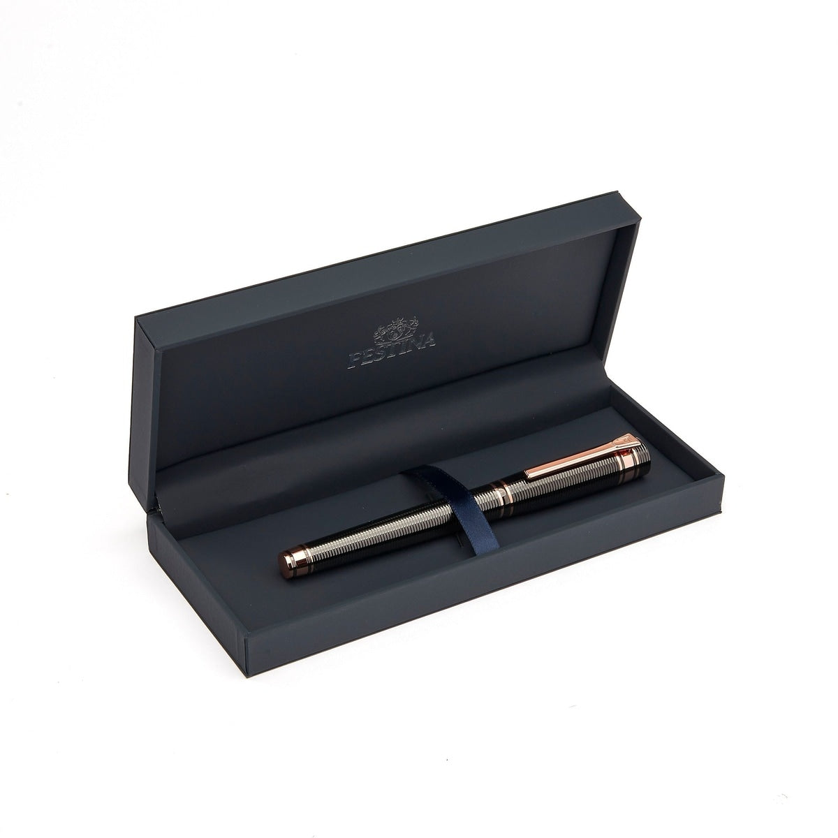 Festina, Fountain Pen, Bold Stripe, Gun & Rosegold