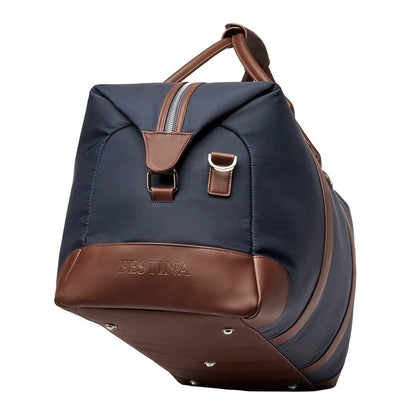 Festina, Travel Bag, Button Navy & Brown