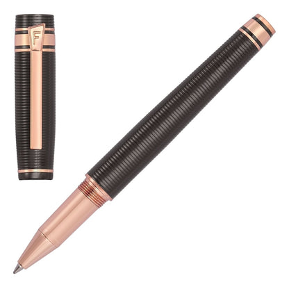 Festina, Rollerball Pen, Bold Stripe, Gun & Rose Gold