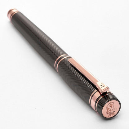 Festina, Rollerball Pen, Bold Stripe, Gun & Rose Gold