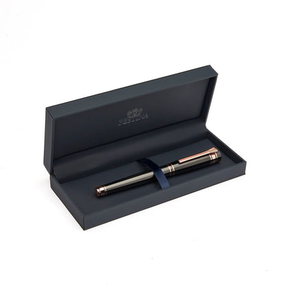 Festina, Rollerball Pen, Bold Stripe, Gun & Rose Gold
