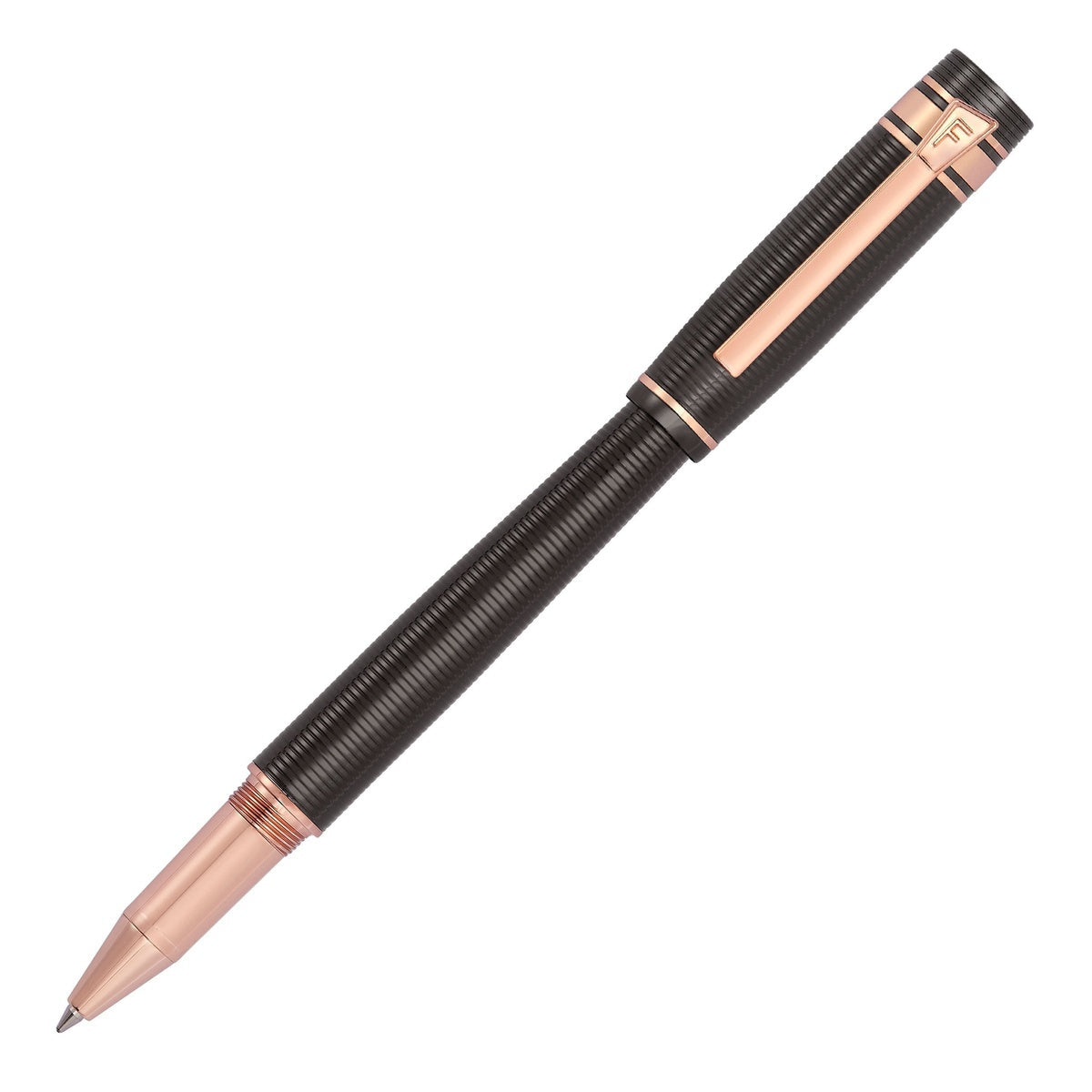 Festina, Rollerball Pen, Bold Stripe, Gun & Rose Gold