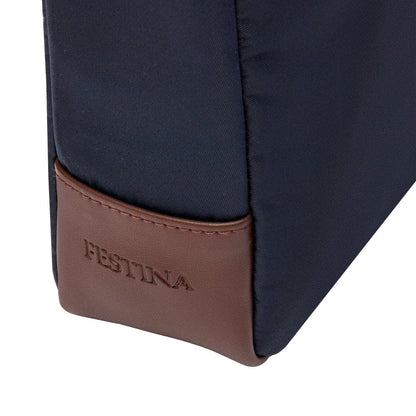 Festina, Umhängetasche, Button Navy & Brown