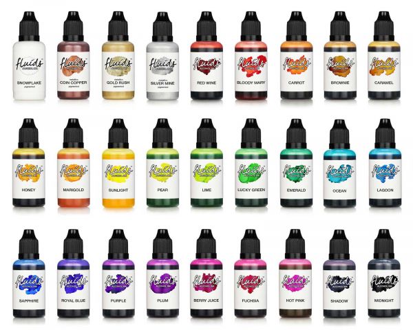Octopus Fluids Alkoholtinte für Fluid Art, Resin und Mixed Media Lime grün 30 ml