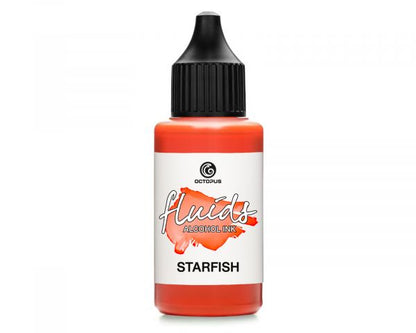 Octopus Fluids Alcohol Ink Starfish Orange