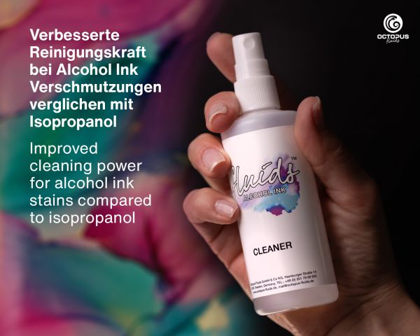 Octopus Fluids Cleaning Solution for Alcohol Inks Collection Colorless Spray