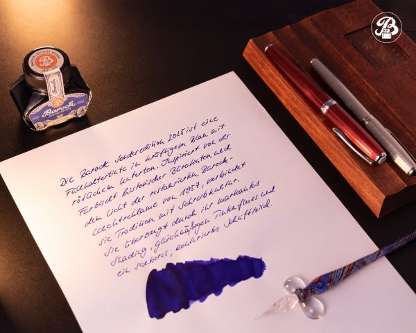 Barock Füllhaltertinte Limitierte Edition 2025 Blau